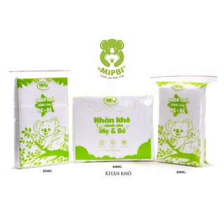Khăn khô đa năng mipbi 260g/300g/600g