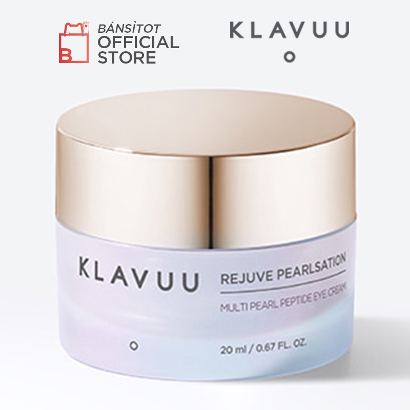 Kem Mắt KLAVUU Rejuve Pearlsation Multi Peptide Eye Cream 20ml Dưỡng Ârm Hạn Chế Quầng Thâm Và Bọng Mắt