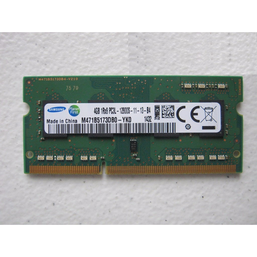 Ram laptop 4GB PC3L - 12800s DDRAM3 Bus 1600 tháo máy chính hãng | BigBuy360 - bigbuy360.vn