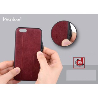 Ốp lưng da thật Meanlove iPhone 7 plus Iphone 8 Plus hãng