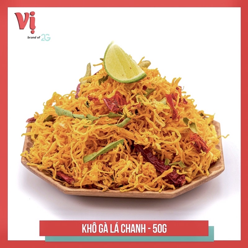 Khô Gà Lá Chanh 50g - Đồ Ăn Văt Khô Gà Xé Cay Siêu Ngon - Đồ ăn vặt Việt Nam Chất Lượng Cao | BigBuy360 - bigbuy360.vn