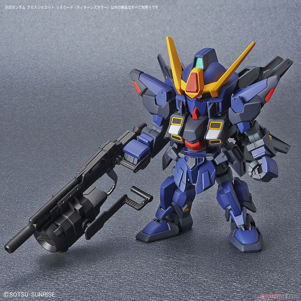 MÔ HÌNH LẮP RÁP SD GUNDAM CROSS SILHOUETTE SISQUIEDE (TITANS COLOR)