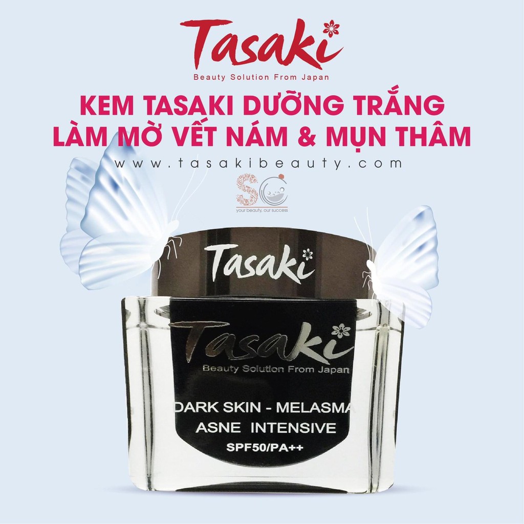 KEM TASAKI DƯỠNG TRẮNG LÀM MỜ VẾT NÁM MỤN THÂM 25GR