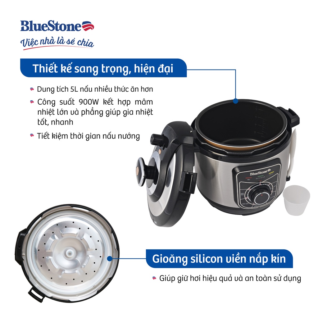 NỒI ÁP SUẤT BLUESTONE PCB-5619