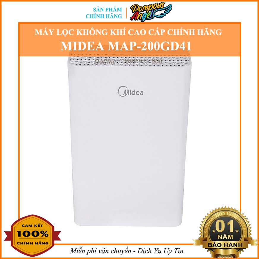 [Chính hãng] Máy lọc không khí Midea MAP-200GD41 hàng chính hãng bảo hành 12 tháng