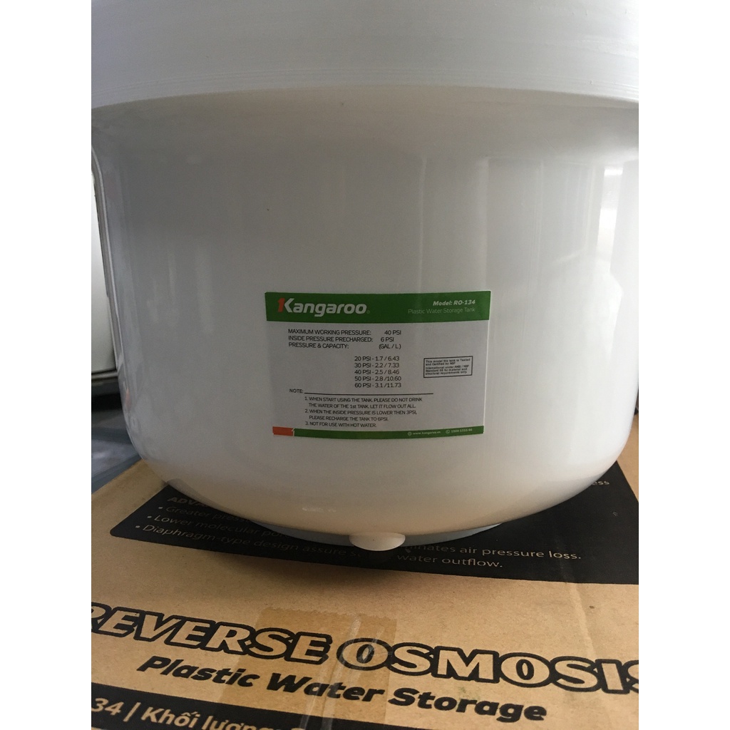 Bình áp nhựa Kangaroo chính hãng dung tích 10 lít