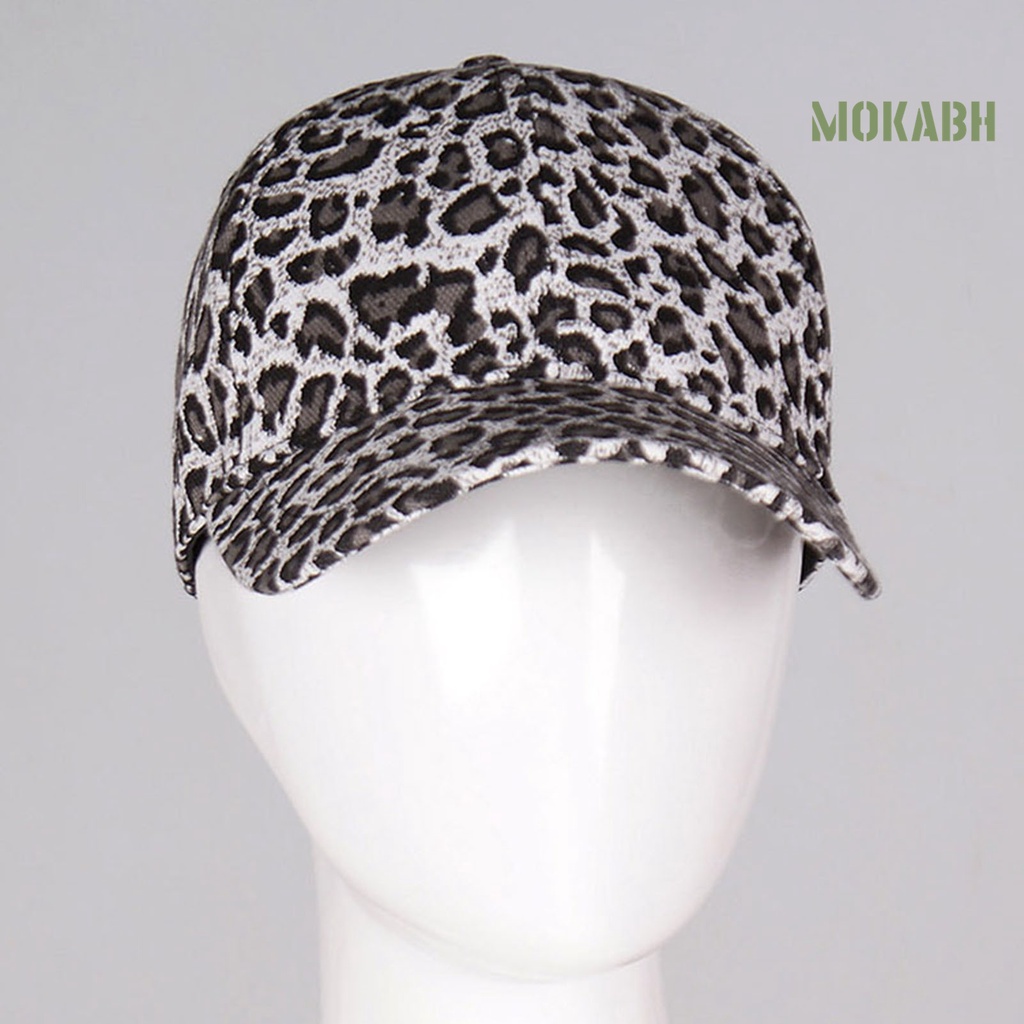 [Mũ &amp; Nón] Mũ Lưỡi Trai Unisex Vành Rộng Họa Tiết Da Báo Chống Nắng Ngoài Trời Mùa Thu Đông