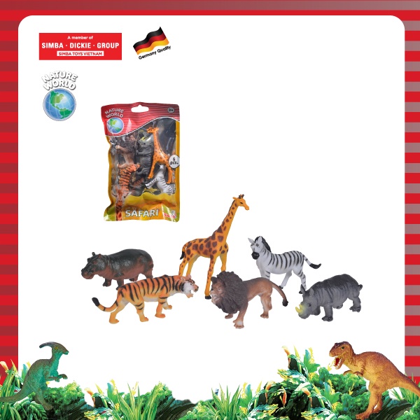 Đồ Chơi Khủng Long NATURE WORLD Animal Set 104342401 - Simba Toys Vietnam