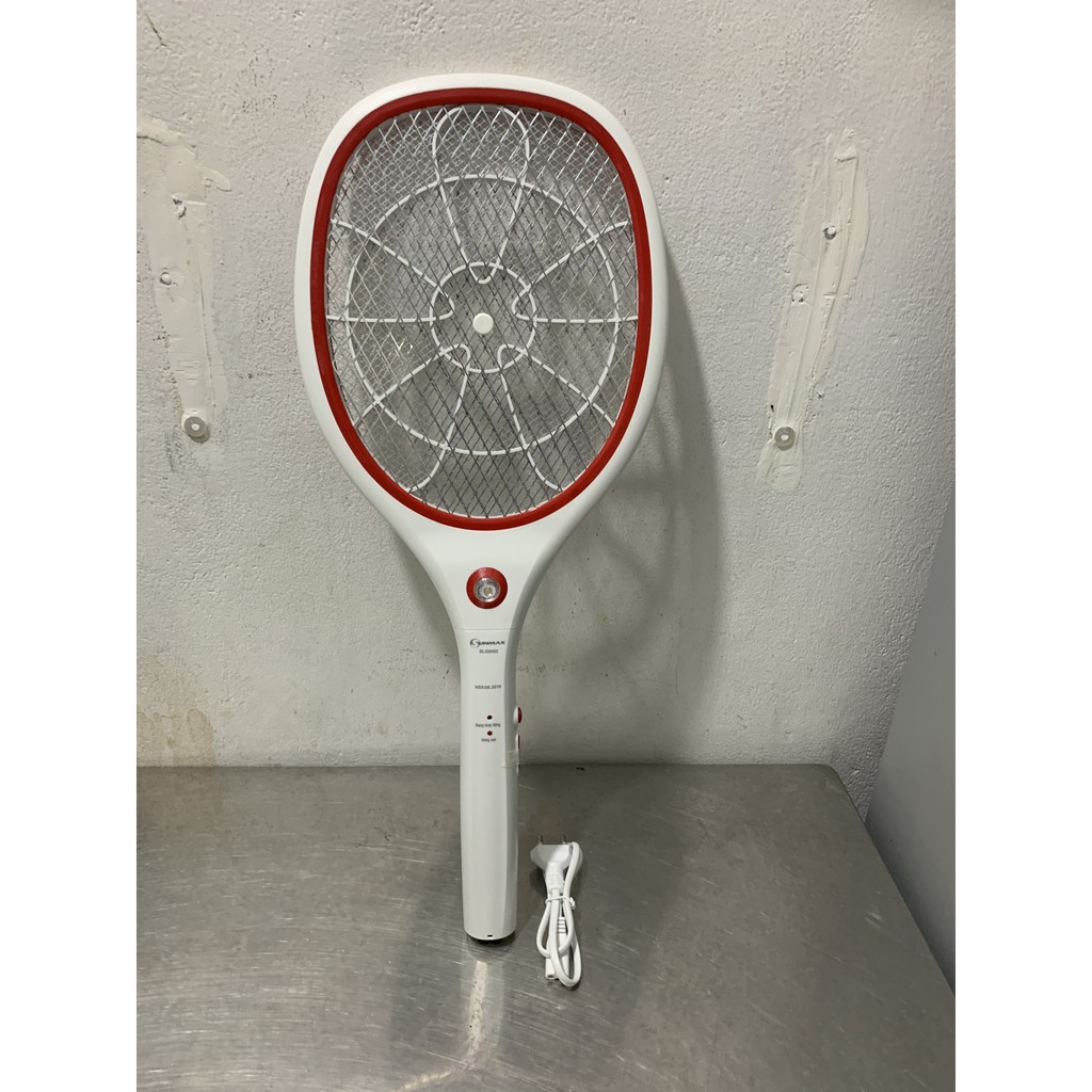 Vợt bắt muỗi Sunmax SLG9002WR (trắng đỏ)