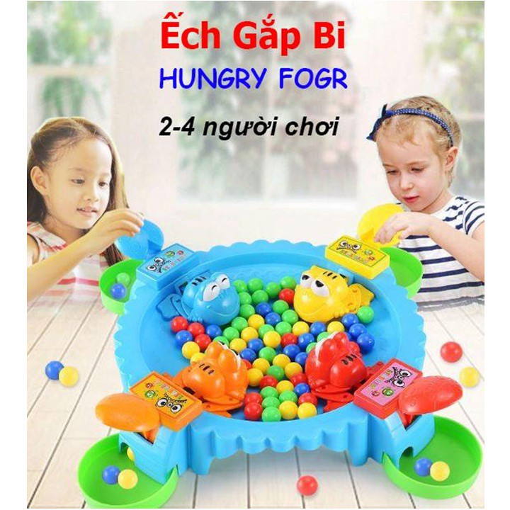 Bộ Đồ Chơi Ếch Gắp Bi HUNGRY FROG Cực Vui Nhộn Dành Cho Bé - Ếch Ăn Kẹo Ngọt - Đồ Chơi Cực Hot Giá Rẻ