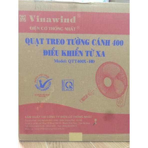 Quạt treo tường điện cơ thống nhất Vinawind QTT400-EĐ 400mm