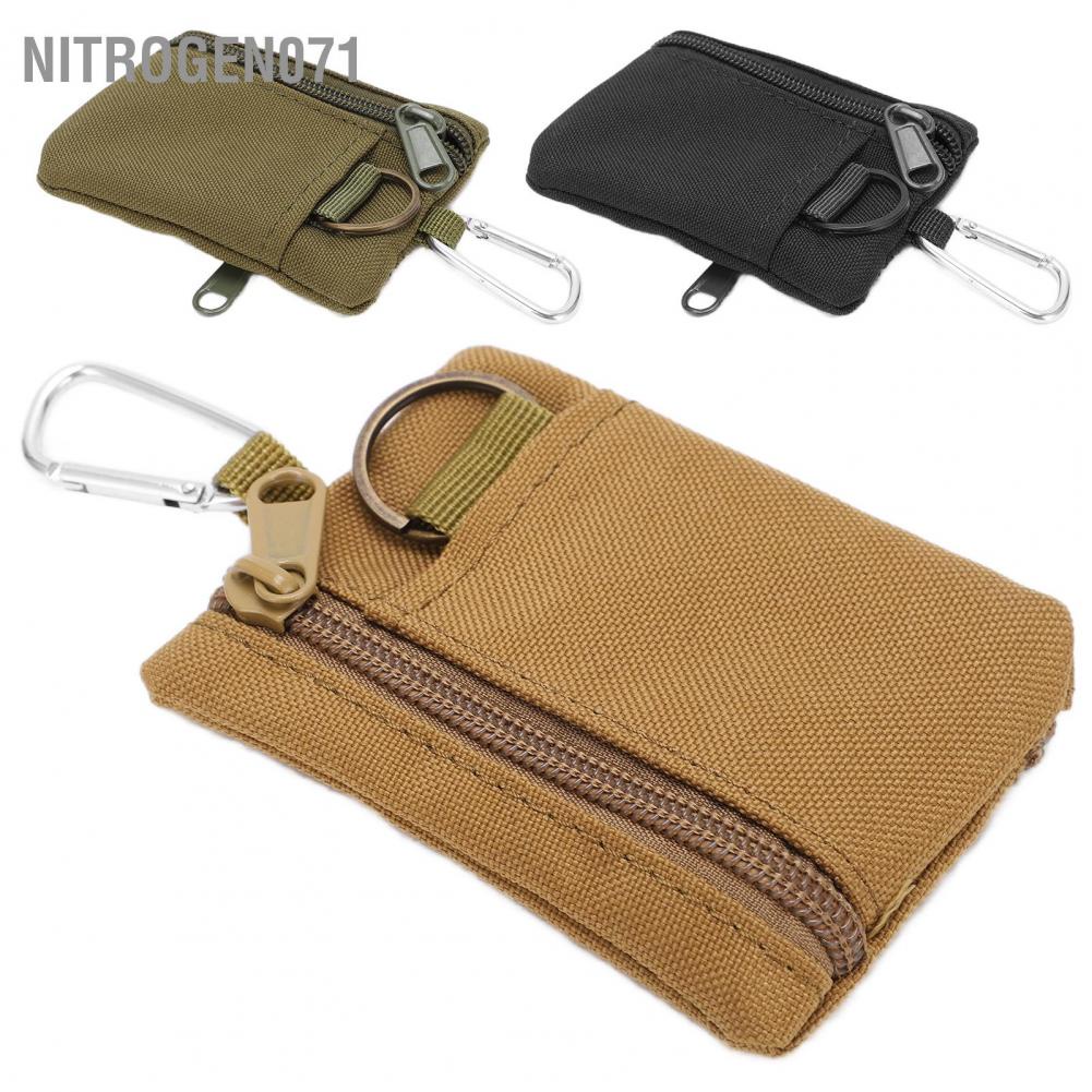 Nitrogen071 Túi đựng khuôn EDC ngoài trời Ví thẻ chìa khóa cầm tay nhỏ Hộp tiền xu với carabiner