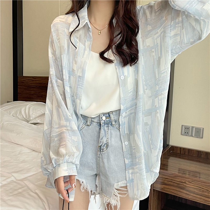 Áo Sơ Mi Mỏng Chống Nắng Mùa Hè Mẫu Mới 2022 Thiết Kế Cảm Giác Cho Nữ