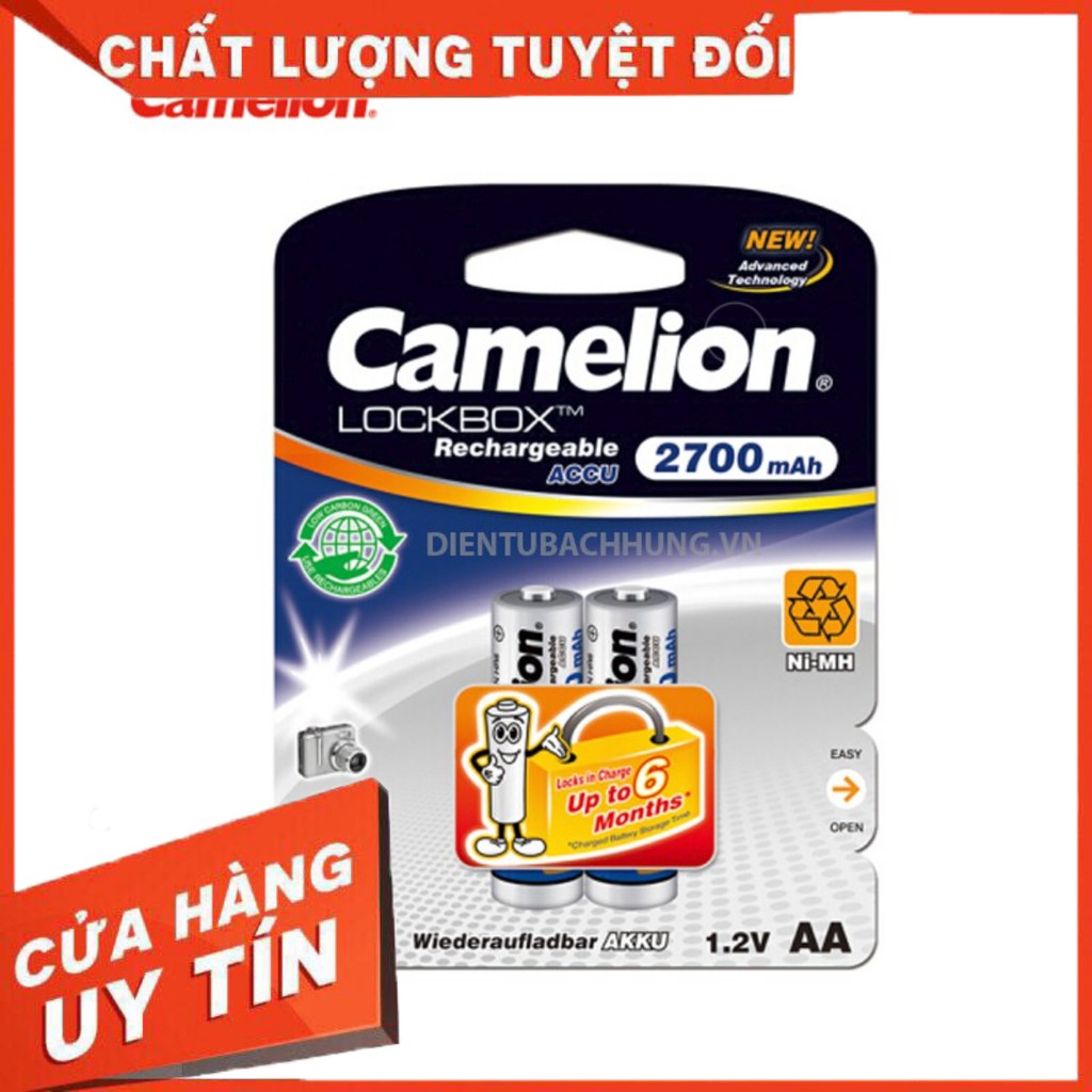 🔥⭐[ HÀNG CÓ SẴN ]🔥⭐ Pin sạc AA Camelion 2700mAh [ CHẤT LƯỢNG ]💥🌼