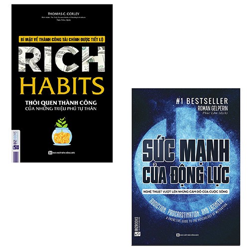 Sách Combo Rich Habits – Thói quen thành công của những triệu phú tự thân +