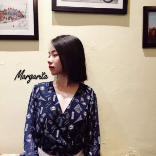 Áo sơ mi vạt chéo