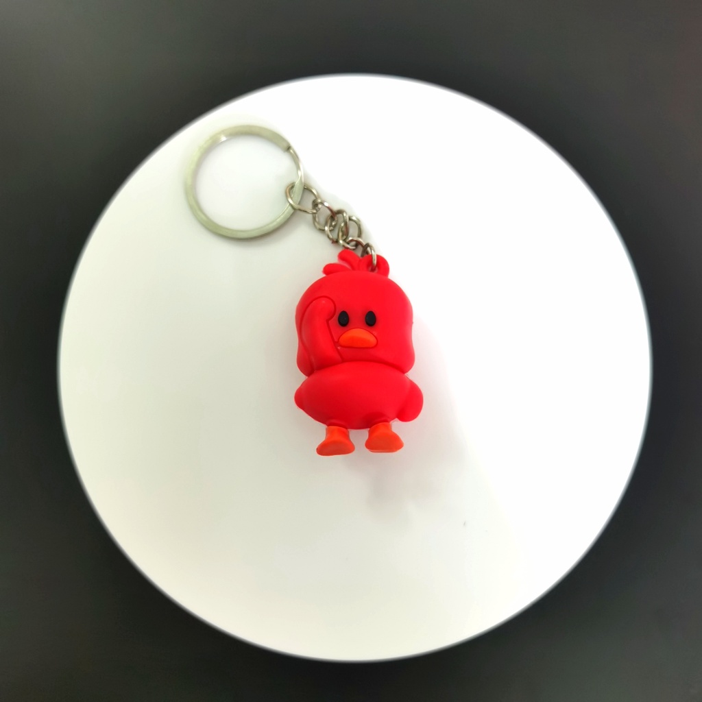 GIÁ SỈ  [CHỌN MẪU] MÓC KHOÁ silicone đầy đủ ba chiều 3D PVC treo balo túi xách