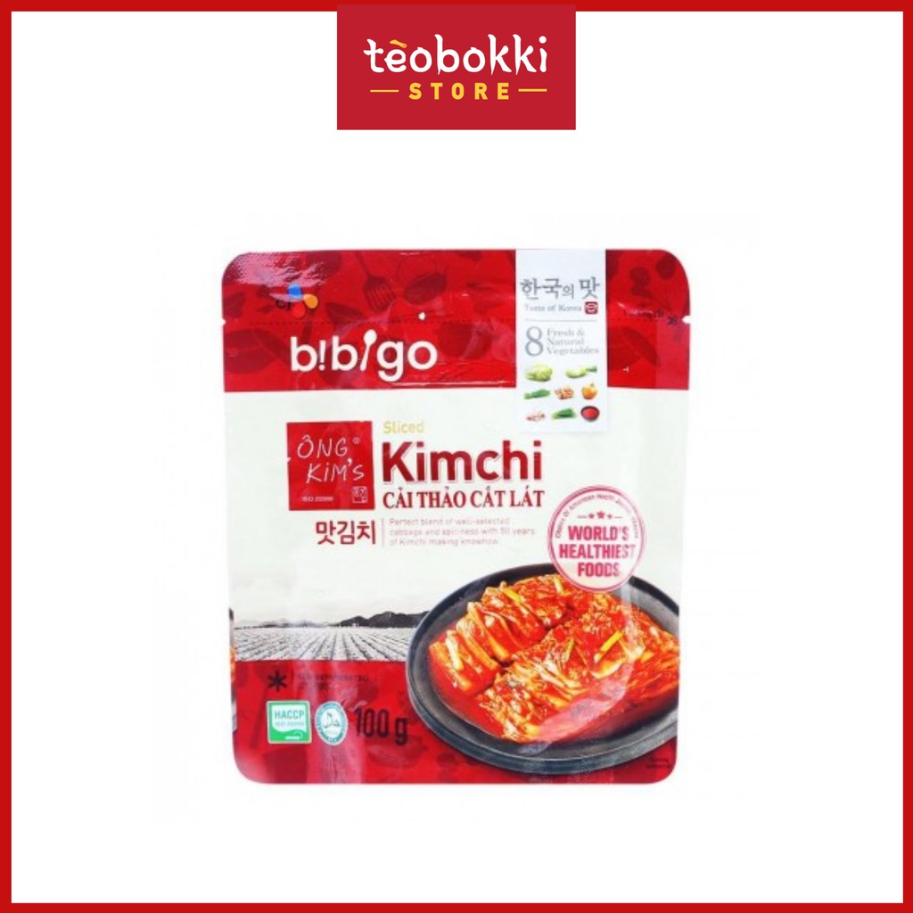 [CHỈ SHIP HCM] Kim chi cải thảo cắt lát Ông Kim's Bibigo