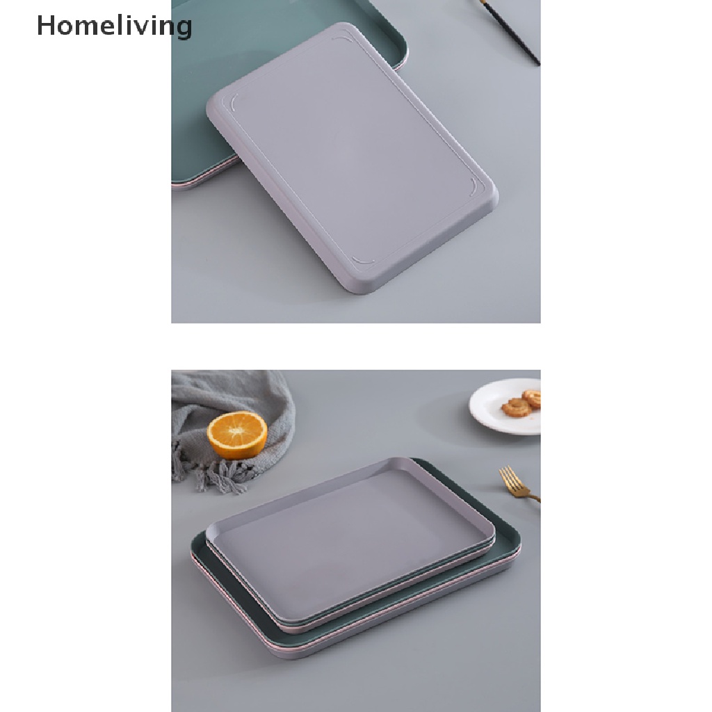 Khay Nhựa Đựng Trái Cây Hình Chữ Nhật Phong Cách Bắc Âu