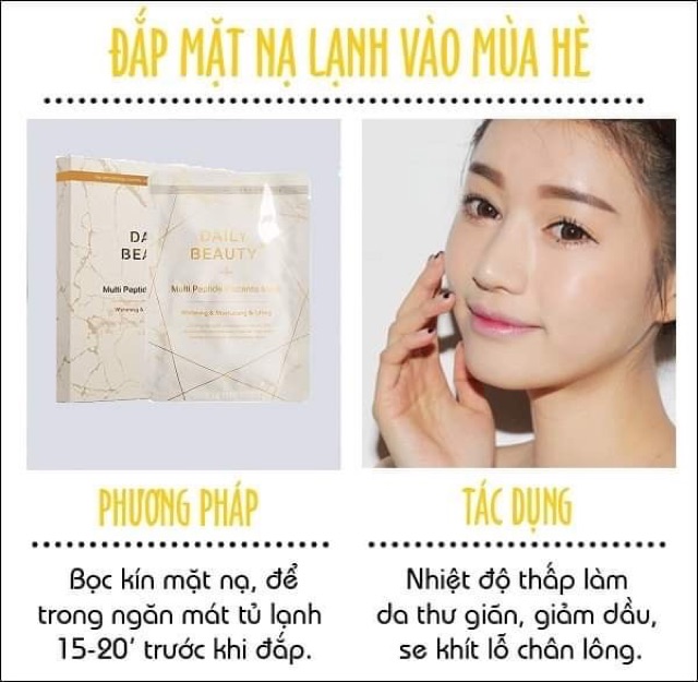 [CHÍNH HÃNG] Mặt nạ nhau thai cừu trị mụn-nám-tàn nhang nhập khẩu chính ngạch Hàn Quốc