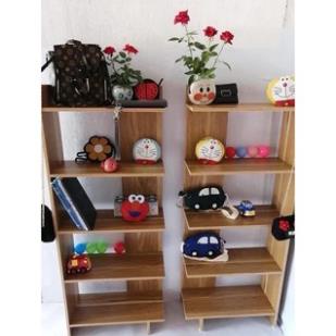 Kệ góc tường 5 tầng màu gỗ, đa dạng màu sắc tiện dụng, chất gỗ MDF dày 12mm dễ lắp ráp kích thước 120x40x15cm BIG SALE