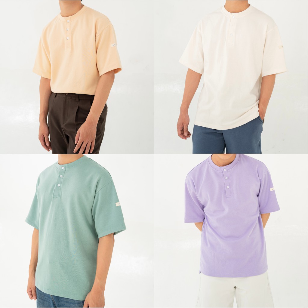ÁO THUN LABEL HENLEY