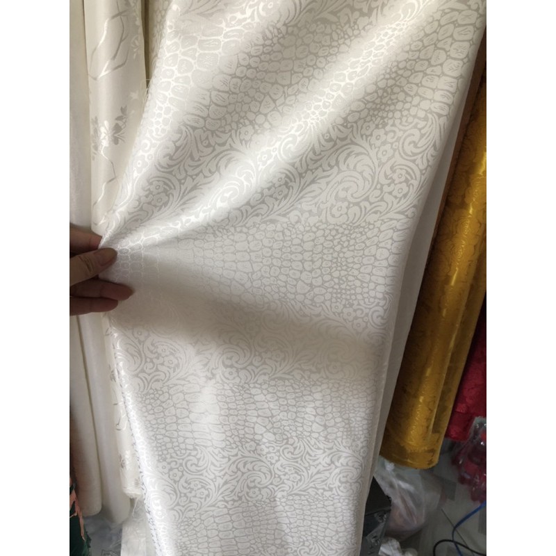Vải Gấm Trắng