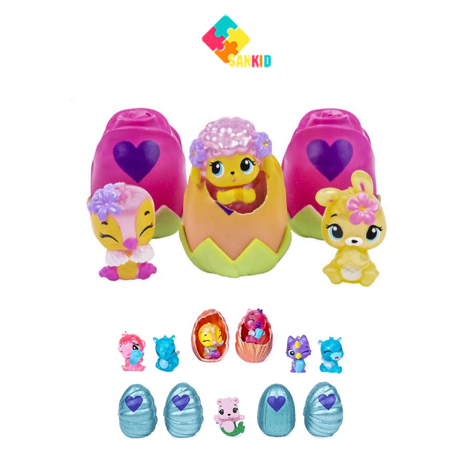 Trứng Hatchimals các mùa cho bé, vỉ trứng hatchimals tặng kèm link thú
