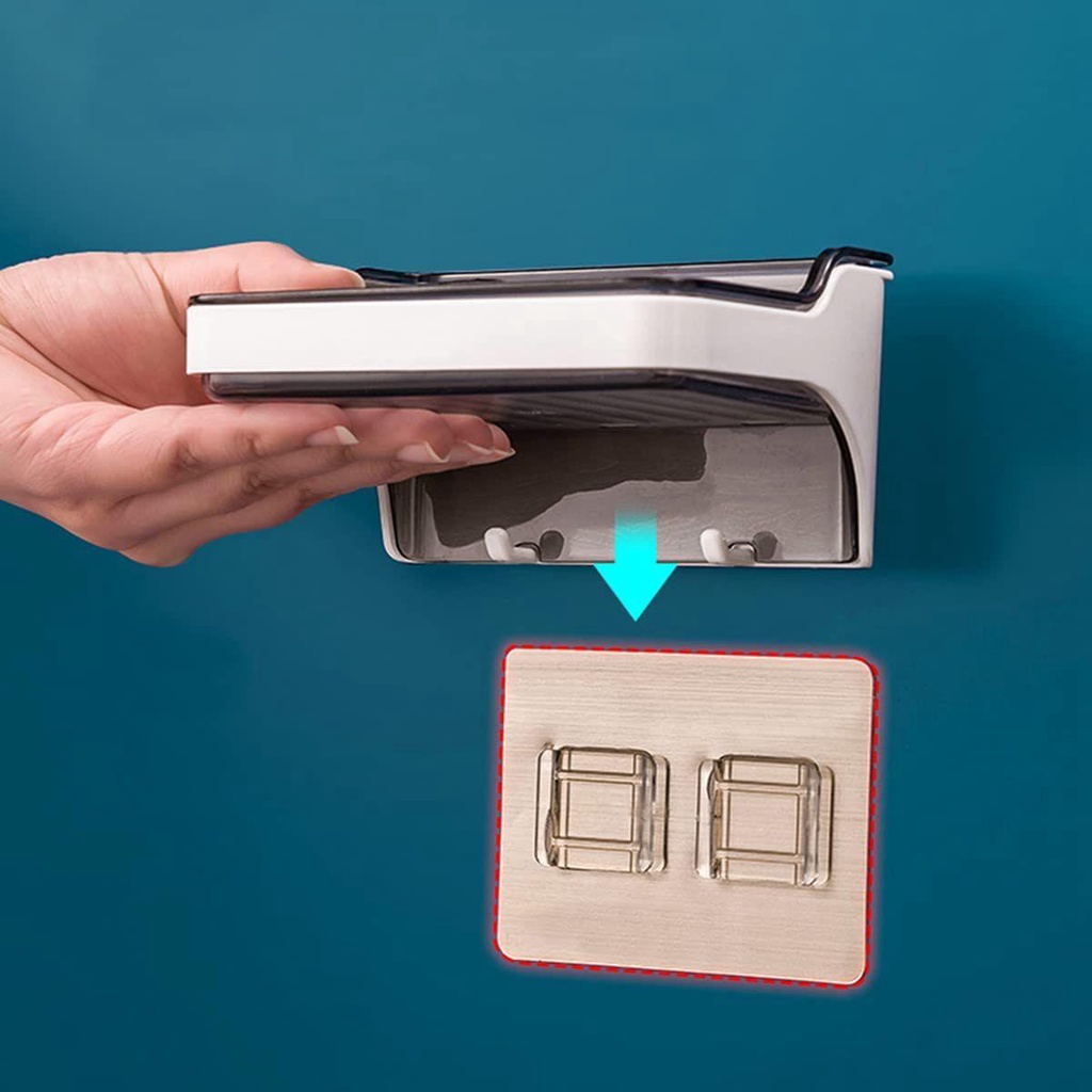 Khay Đựng Xà Phòng Gắn Tường Không Cần Khoan