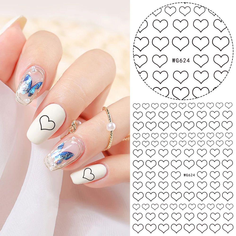 Miếng Dán Trang Trí Móng Tay Tự Dính DIY Xinh Xắn