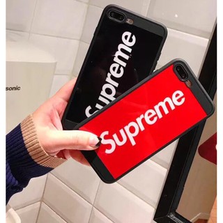 Ốp Supreme đen đỏ
