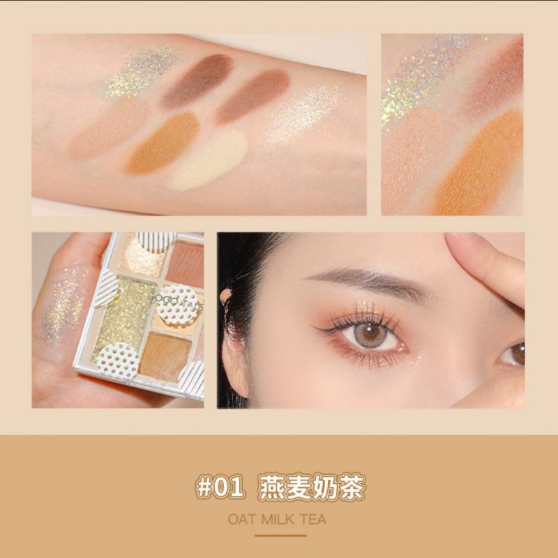 Bảng Phấn Mắt 7 Màu GOGO TALES Bubble Spot Eyeshadow Palette Nội Địa Trung Chính Hãng