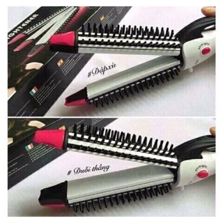 Lược điện nova 3 in 1 chỉnh được nhiệt độ to sịn