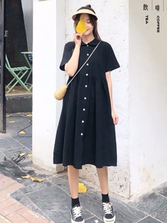 [order] set đồ bạn thân, váy cúc trước