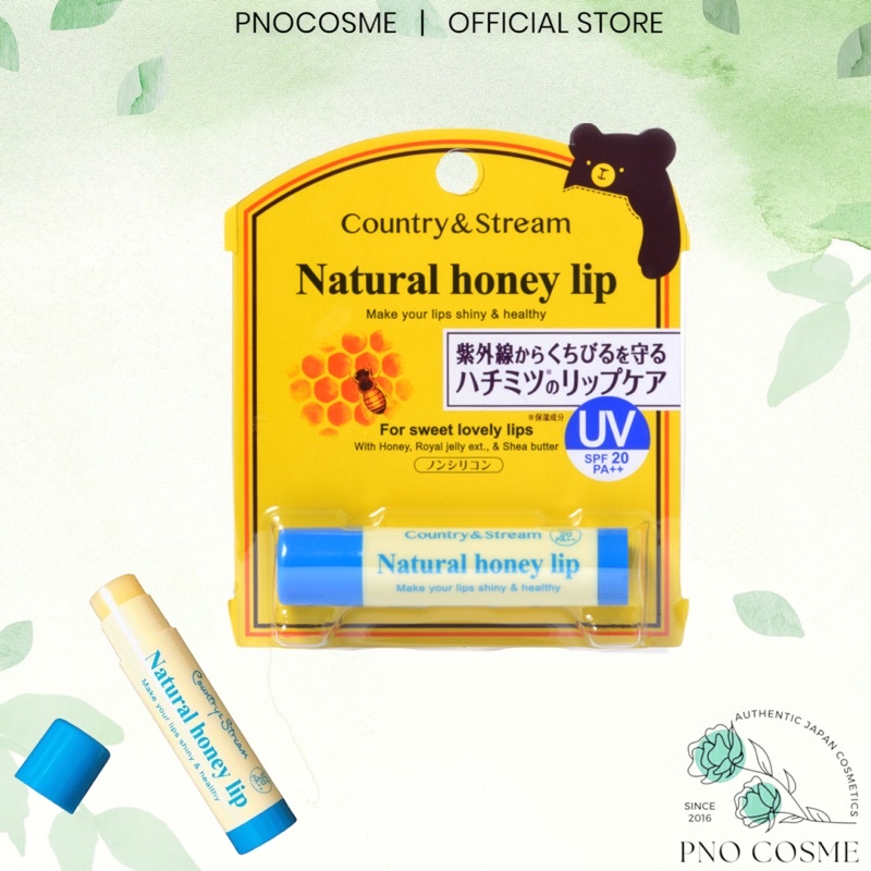 Son dưỡng môi chống nắng Country Stream Natural Honey lip