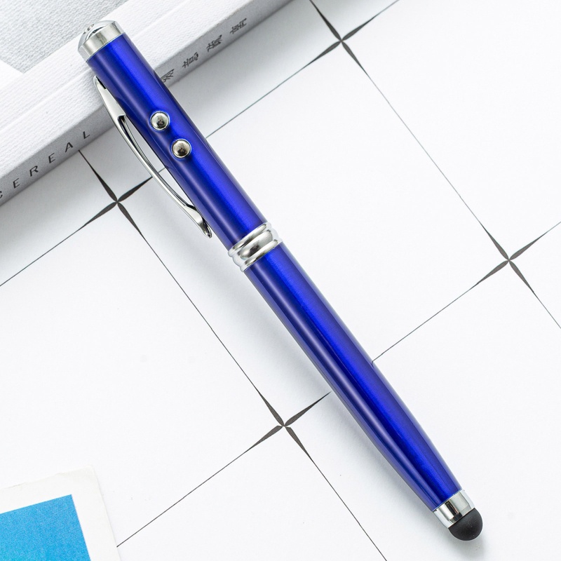 ✿ Bút Gel Kim Loại 4 Trong 1 Với Đầu Bút Stylus Hồng Ngoại Cho Điện Thoại Thông Minh / Máy Tính