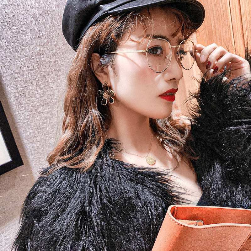 [ĐẸP-ĐỘC-LẠ] BÔNG TAI BẠC 925_HÀN QUỐC _HOA KHẢM NGỌC_CHÙM NGỌC_ B1087