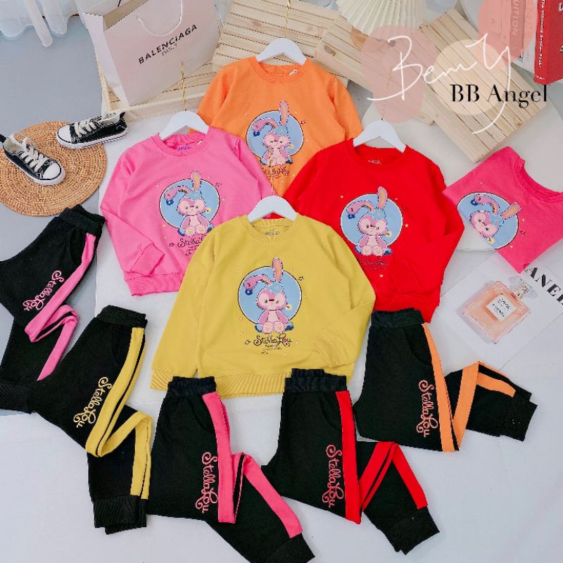 Bộ da cá nhà máy Bb Angel cho bé gái lớn