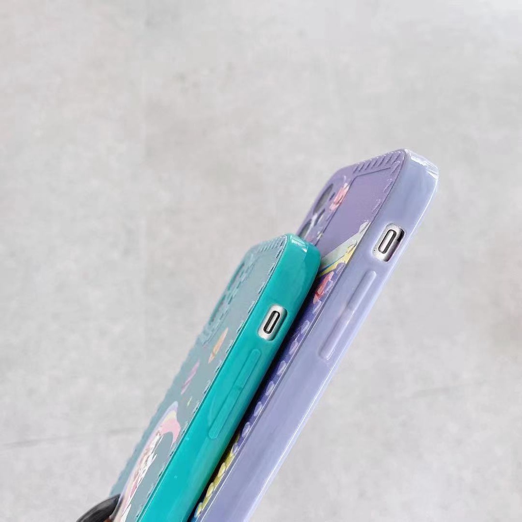 【Ready Stock】 IPhone 12 11 Pro Max SE 2020 12MIni XR X Xs Max 7 8 6 6s Plus Tide Brand Cute Bunny Couple Mobile Phone Case Soft Silicone Protective Cover