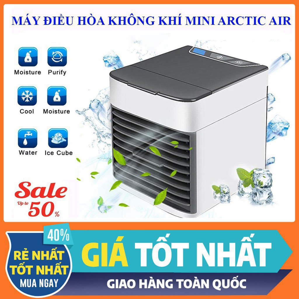 🌥️FREESHIP🌥️ Quạt Điều Hòa Mini Hơi Nước Để Bàn, Quạt Điều Hòa Mini Công Nghệ Hàn Quốc Siêu Mát BH Uy Tín