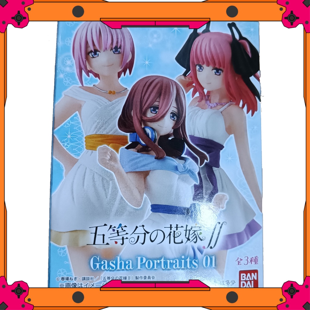 Mô Hình Bandai Gasha Portraits Gotoubun no Hanayome / The Quintessential Quintuplets Vol 01