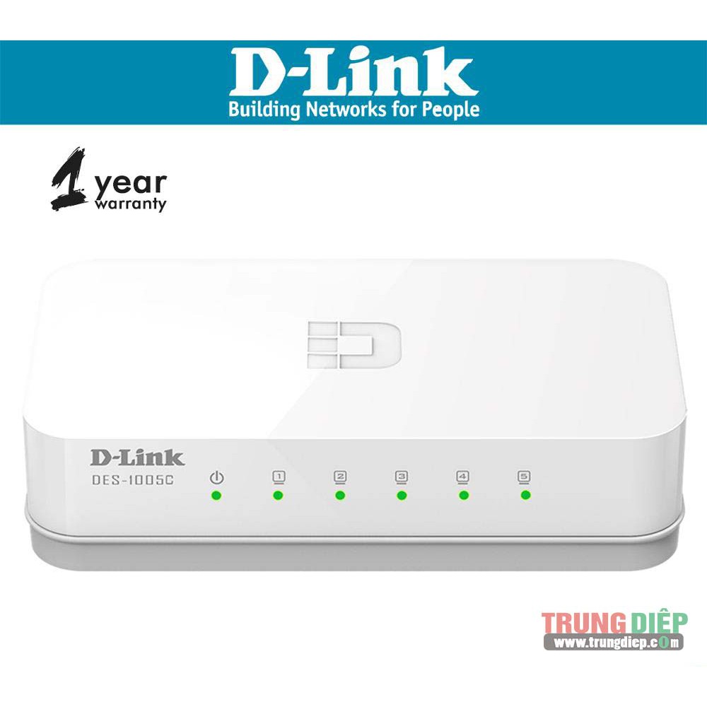 Switch D-LINK DES - 1005C 5 Port 10/100Mbps ( SIÊU RẺ )