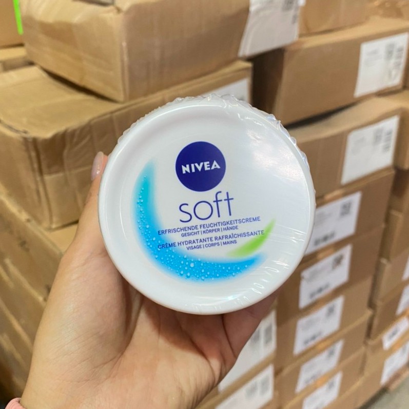 Kem Dưỡng Ẩm Nivea Soft 200ML - Kem Dưỡng Ẩm Toàn Thân