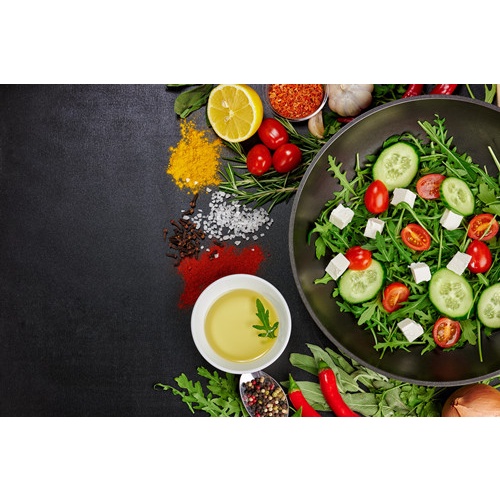 Tranh Vải Bạt Treo Tường In Hình Trái Cây Phong Cách Bắc Âu Trang Trí Nhà Bếp