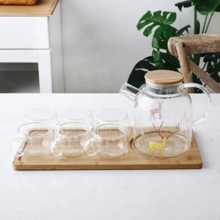 Bộ bình cốc thủy tinh cao cấp