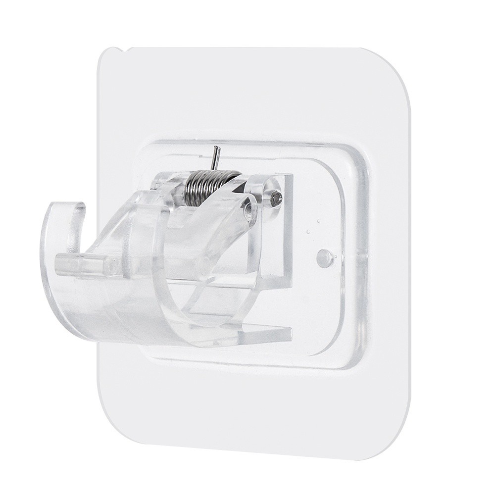 Set 2 giá đỡ thanh treo rèm cửa tự dính tiện dụng cho nhà bếp/ phòng tắm