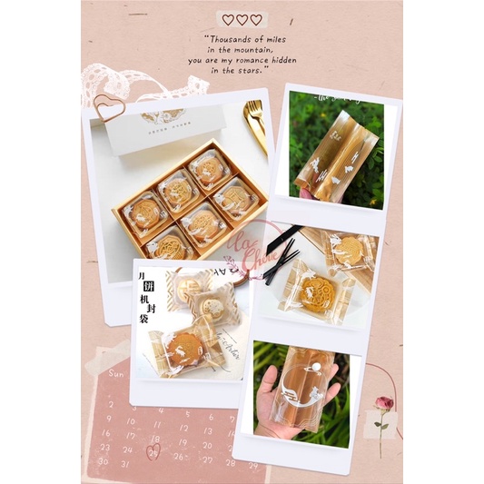 Khay Túi đựng bánh trung thu nhiều mẫu ĐẶC BIỆT dành cho bánh 100-200gr