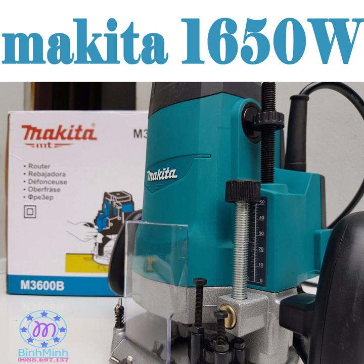 máy soi mộng gỗ makita M3600B 1650W - máy soi mộng makita 1650W - máy phay gỗ