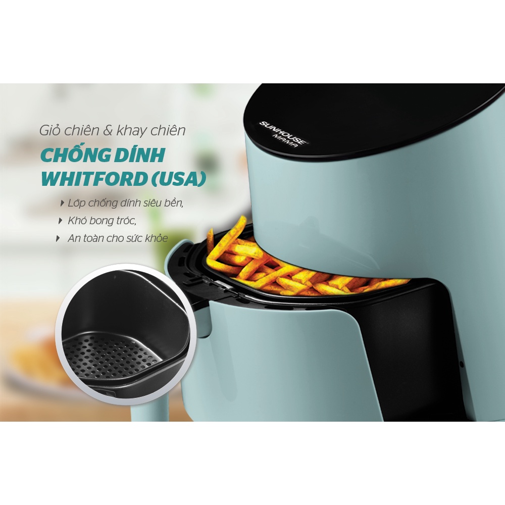 Nồi chiên không dầu 3.5L Sunhouse SHD4085G