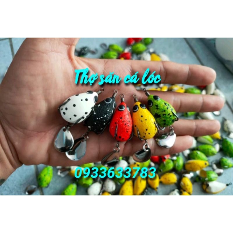 Nhái hơi Muối Tiêu MiNi - Thợ săn cá lóc.